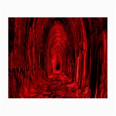 Tunnel Red Black Light Small Glasses Cloth by Simbadda