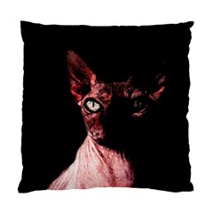 Sphynx Cat Standard Cushion Case (one Side) by Valentinaart