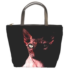 Sphynx Cat Bucket Bags by Valentinaart