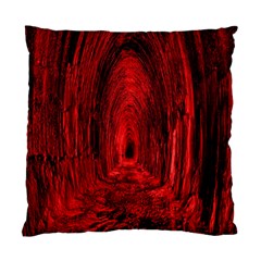 Tunnel Red Black Light Standard Cushion Case (one Side) by Simbadda