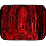 Tunnel Red Black Light Double Sided Fleece Blanket (Mini)  35 x27  Blanket Front