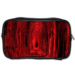 Tunnel Red Black Light Toiletries Bags 2-side by Simbadda