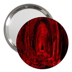 Tunnel Red Black Light 3  Handbag Mirrors by Simbadda