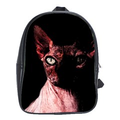 Sphynx Cat School Bags (xl)  by Valentinaart