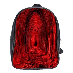 Tunnel Red Black Light School Bags (xl)  by Simbadda