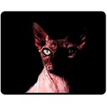 Sphynx cat Double Sided Fleece Blanket (Medium)  58.8 x47.4  Blanket Front