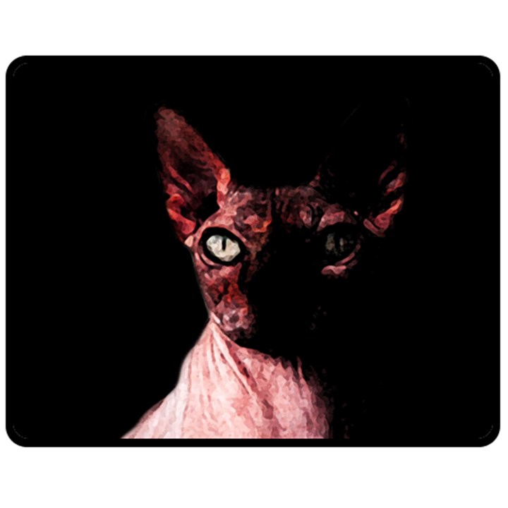 Sphynx cat Double Sided Fleece Blanket (Medium) 