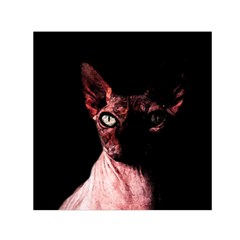 Sphynx Cat Small Satin Scarf (square) by Valentinaart