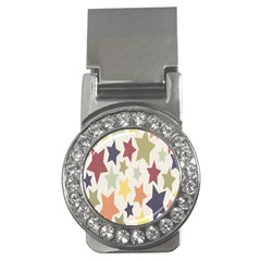 Star Colorful Surface Money Clips (cz)  by Simbadda