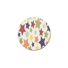 Star Colorful Surface Golf Ball Marker (4 Pack) by Simbadda