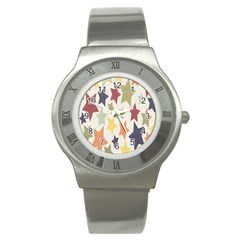 Star Colorful Surface Stainless Steel Watch by Simbadda