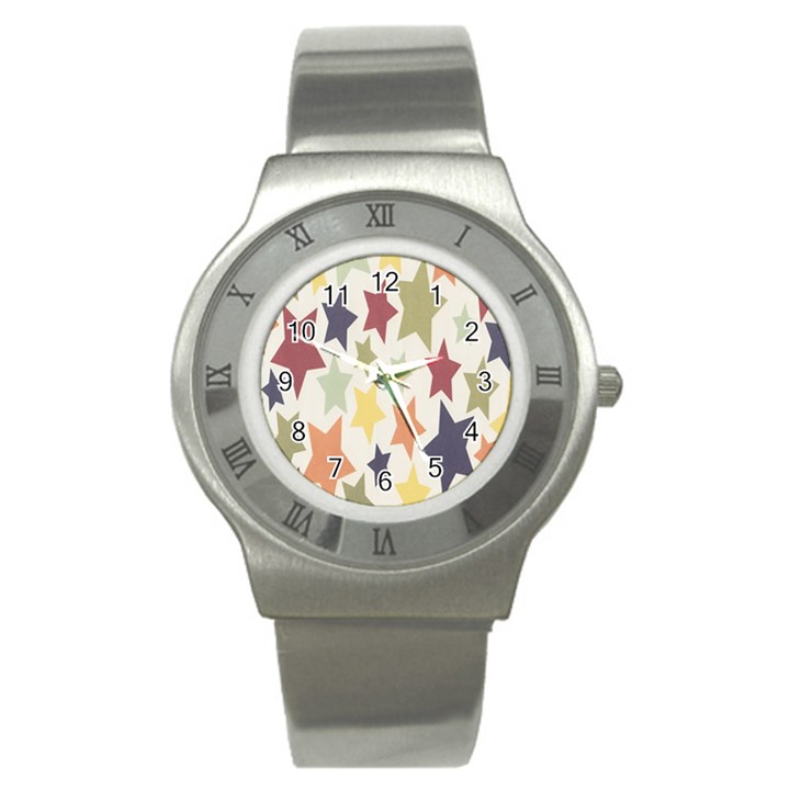 Star Colorful Surface Stainless Steel Watch