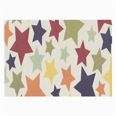 Star Colorful Surface Large Glasses Cloth by Simbadda