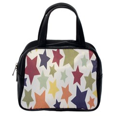 Star Colorful Surface Classic Handbags (one Side) by Simbadda