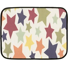 Star Colorful Surface Fleece Blanket (mini) by Simbadda