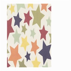 Star Colorful Surface Small Garden Flag (two Sides) by Simbadda