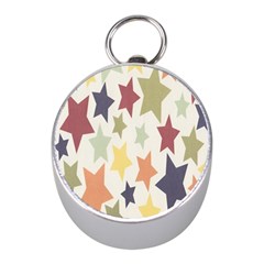 Star Colorful Surface Mini Silver Compasses by Simbadda