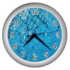 Surface Grunge Scratches Old Wall Clocks (silver)  by Simbadda