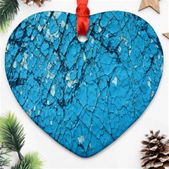 Surface Grunge Scratches Old Heart Ornament (two Sides) by Simbadda