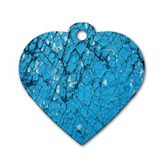 Surface Grunge Scratches Old Dog Tag Heart (one Side) by Simbadda