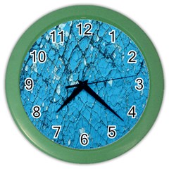 Surface Grunge Scratches Old Color Wall Clocks by Simbadda