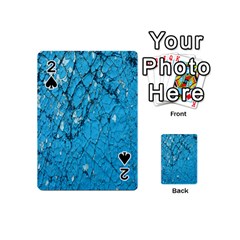 Surface Grunge Scratches Old Playing Cards 54 (mini)  by Simbadda