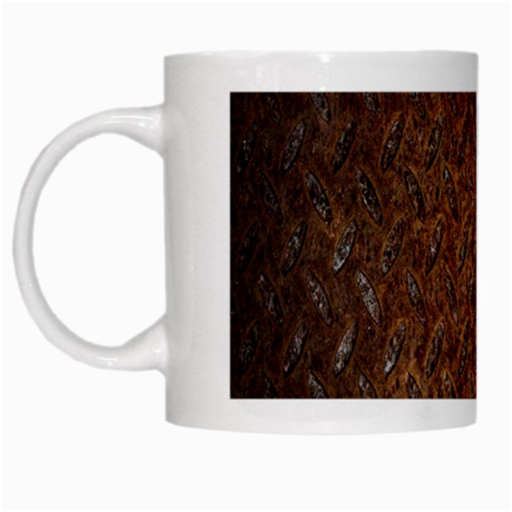 Texture Background Rust Surface Shape White Mugs