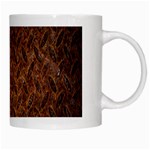 Texture Background Rust Surface Shape White Mugs Right