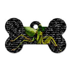 Mantis Dog Tag Bone (two Sides) by Valentinaart