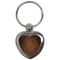 Texture Background Rust Surface Shape Key Chains (heart)  by Simbadda