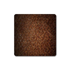 Texture Background Rust Surface Shape Square Magnet by Simbadda