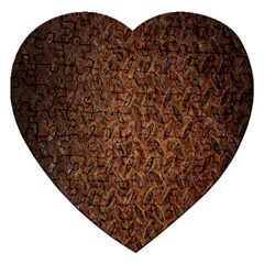 Texture Background Rust Surface Shape Jigsaw Puzzle (heart)