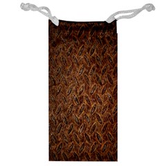 Texture Background Rust Surface Shape Jewelry Bag by Simbadda