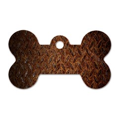 Texture Background Rust Surface Shape Dog Tag Bone (one Side) by Simbadda