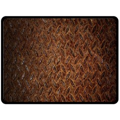 Texture Background Rust Surface Shape Fleece Blanket (large)  by Simbadda