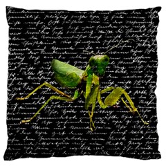 Mantis Standard Flano Cushion Case (one Side) by Valentinaart