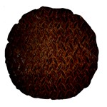 Texture Background Rust Surface Shape Large 18  Premium Round Cushions Front