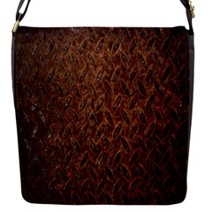 Texture Background Rust Surface Shape Flap Messenger Bag (s) by Simbadda