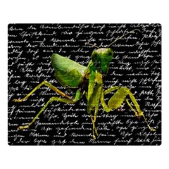 Mantis Double Sided Flano Blanket (large)  by Valentinaart