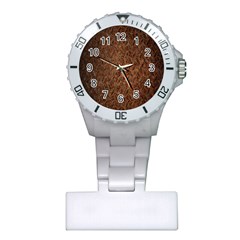 Texture Background Rust Surface Shape Plastic Nurses Watch by Simbadda