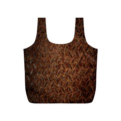 Texture Background Rust Surface Shape Full Print Recycle Bags (s)  by Simbadda