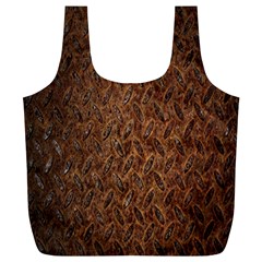 Texture Background Rust Surface Shape Full Print Recycle Bags (l)  by Simbadda