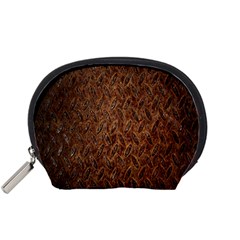 Texture Background Rust Surface Shape Accessory Pouches (small)  by Simbadda