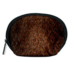 Texture Background Rust Surface Shape Accessory Pouches (medium)  by Simbadda