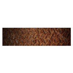 Texture Background Rust Surface Shape Satin Scarf (oblong) by Simbadda