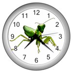 Mantis Wall Clocks (Silver)  Front