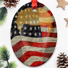 American President Oval Ornament (two Sides) by Valentinaart