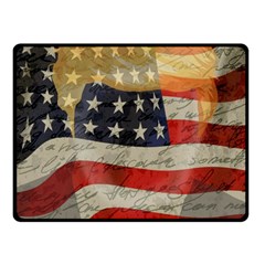 American President Fleece Blanket (small) by Valentinaart