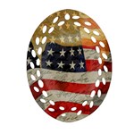 American president Ornament (Oval Filigree) Front