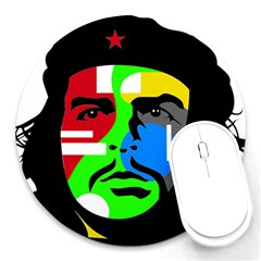 Che Guevara Round Mousepads by Valentinaart